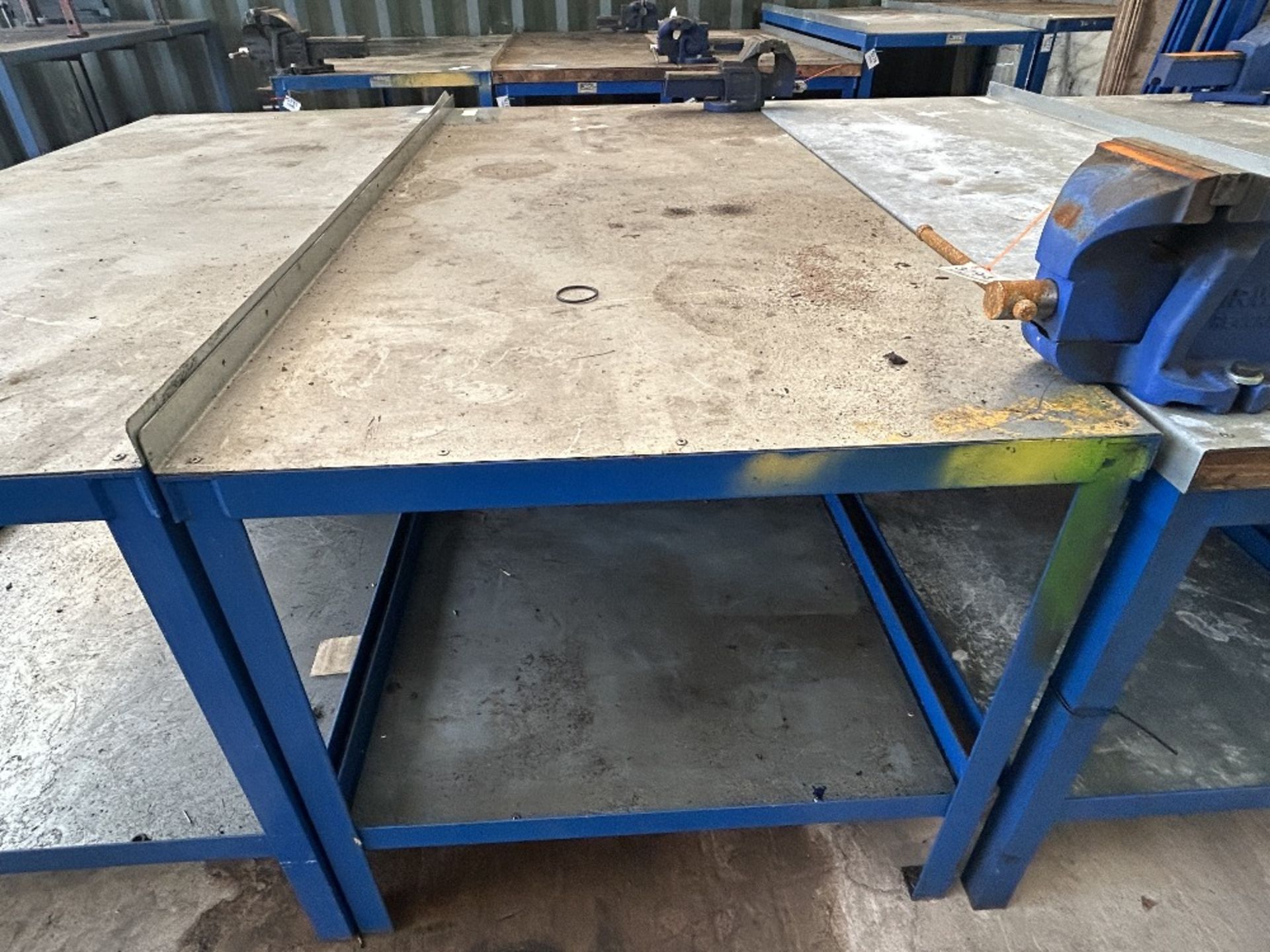 Draper Locker Steel Topped Workbench With Locker & Draper 106mm ViceApproximate ...