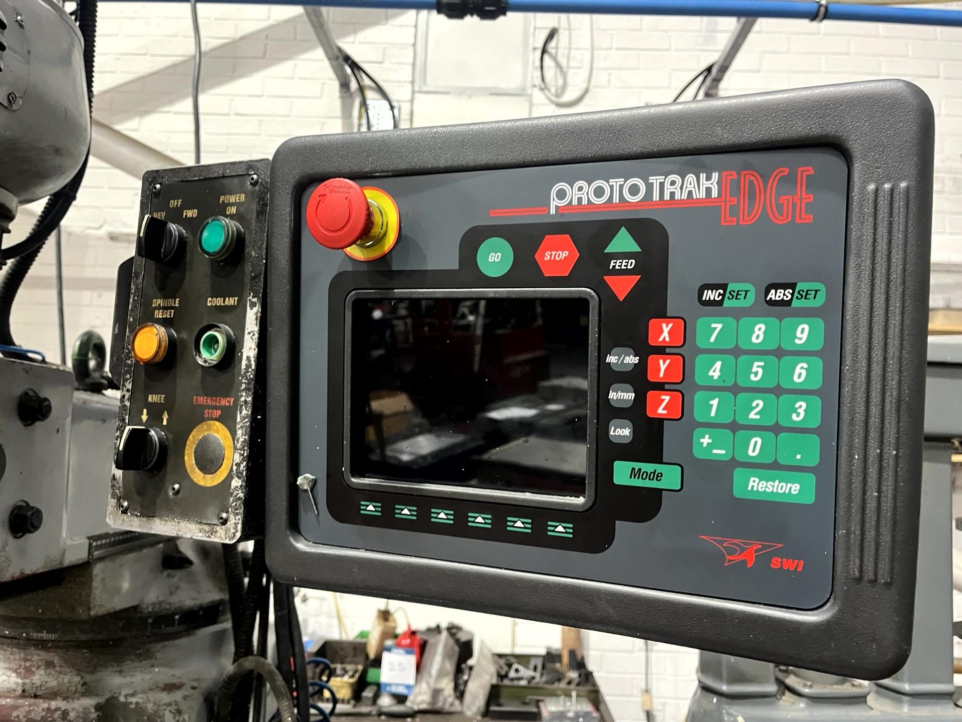 King Rich KRV3000/Edge3000 vertical milling machine, Serial No. 10429 (2005) with Proto Trak Edge - Image 3 of 25