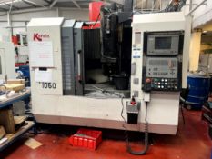 Kondia HM1060 vertical machining centre, Serial No. B7007 (2003) with Kalman outfeed swarf conveyor,