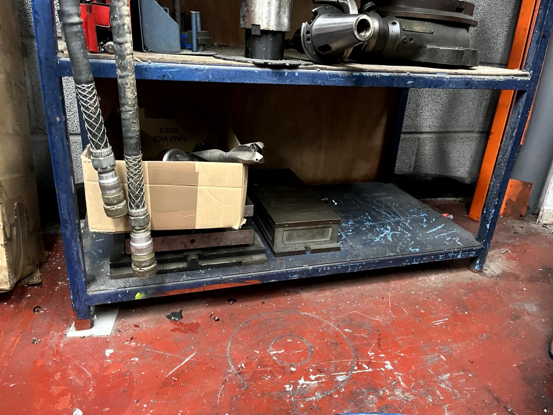 Nicolas Correa Prisma 20 4-axis bed type milling machine with bed-mounted outfeed swarf conveyor, - Image 34 of 34