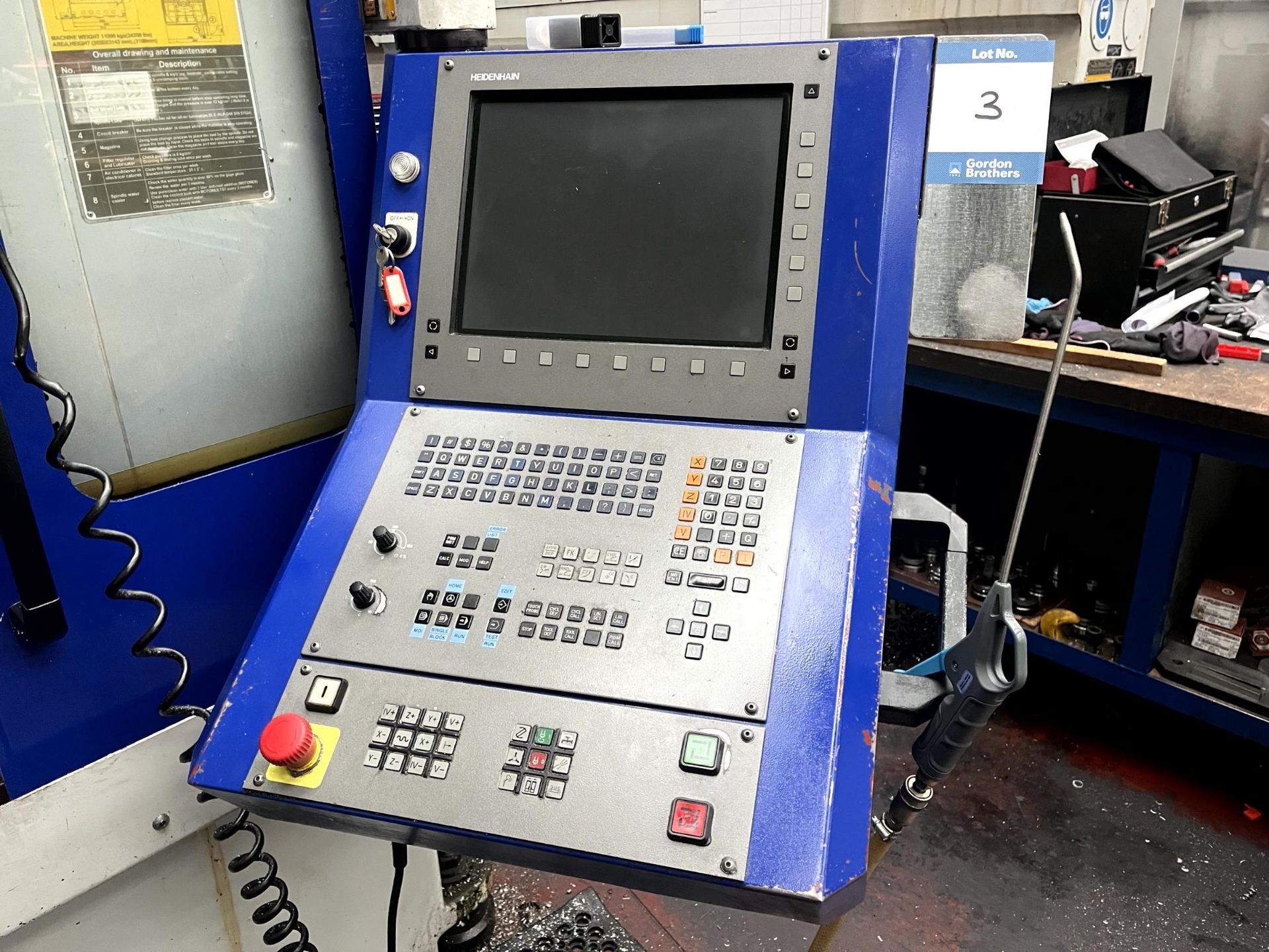 Quick Jet Machines Co. Ltd Depojet 906 3-axis CNC vertical milling machine, Serial No. 02005 ( - Image 22 of 24