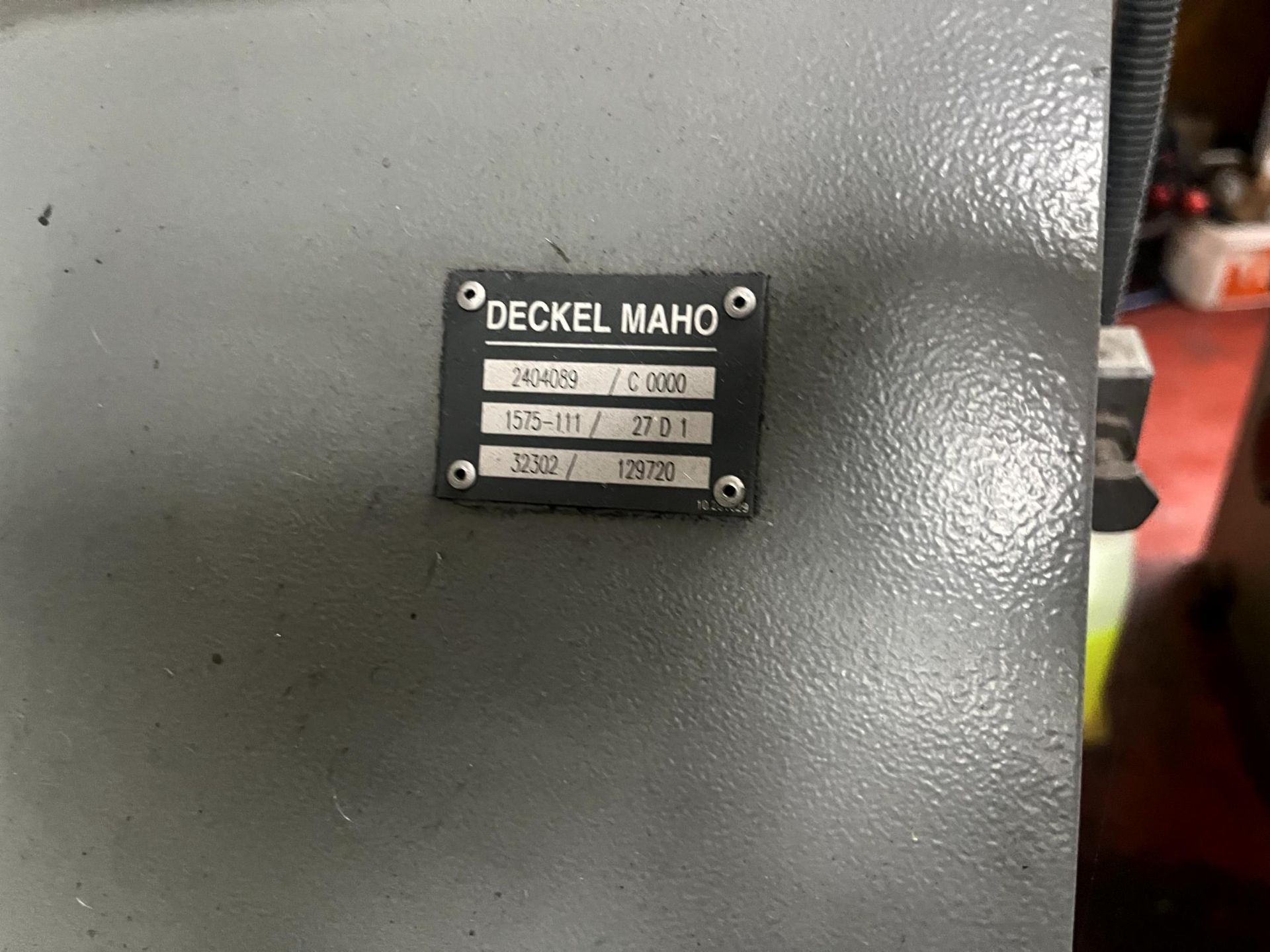 Deckel Maho DMU125P Hi-dyn 5-axis CNC vertical milling machine, Serial No. 11180001413 (2001) with - Image 18 of 31