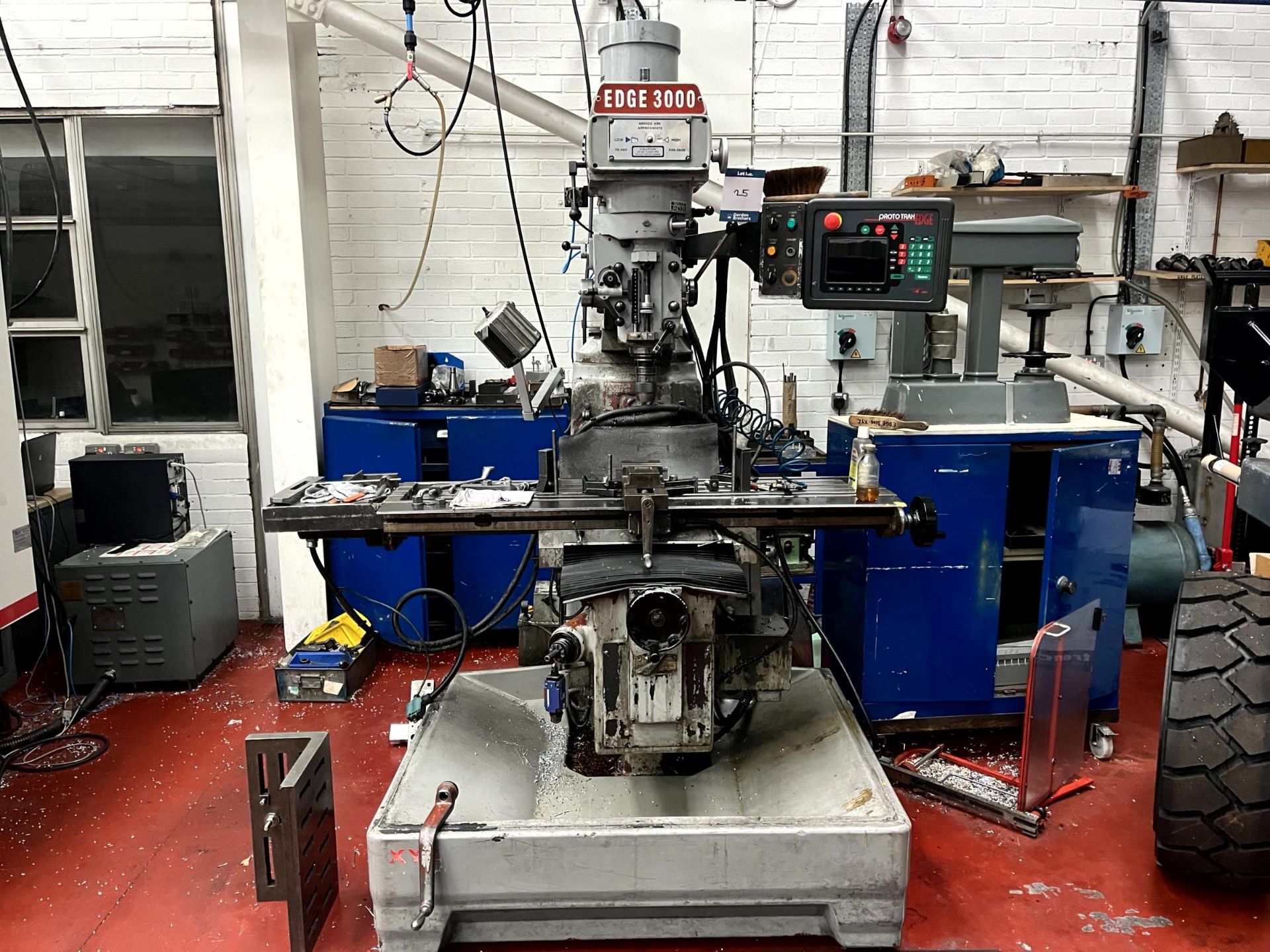 King Rich KRV3000/Edge3000 vertical milling machine, Serial No. 10429 (2005) with Proto Trak Edge