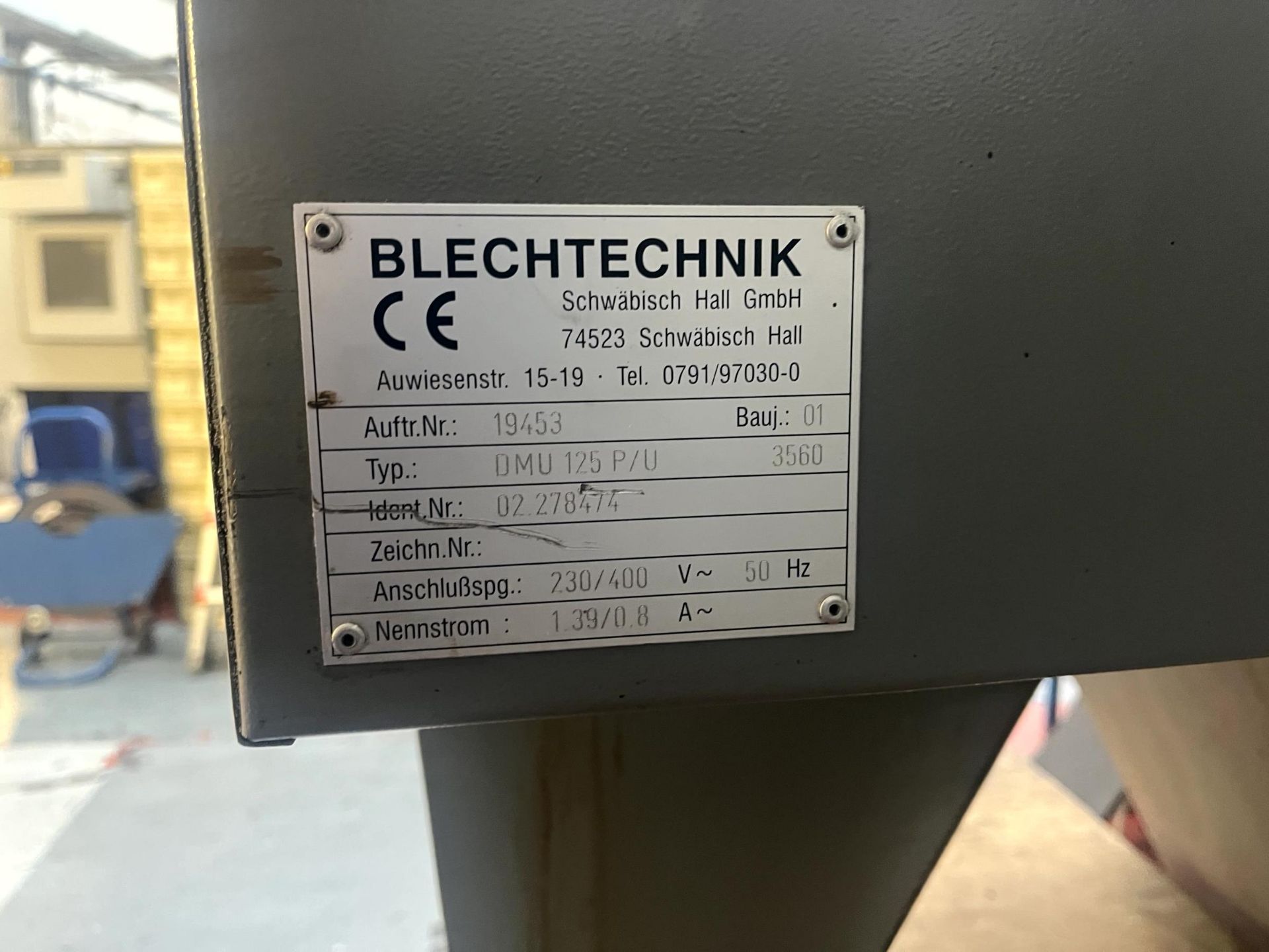 Deckel Maho DMU125P Hi-dyn 5-axis CNC vertical milling machine, Serial No. 11180001413 (2001) with - Image 20 of 31