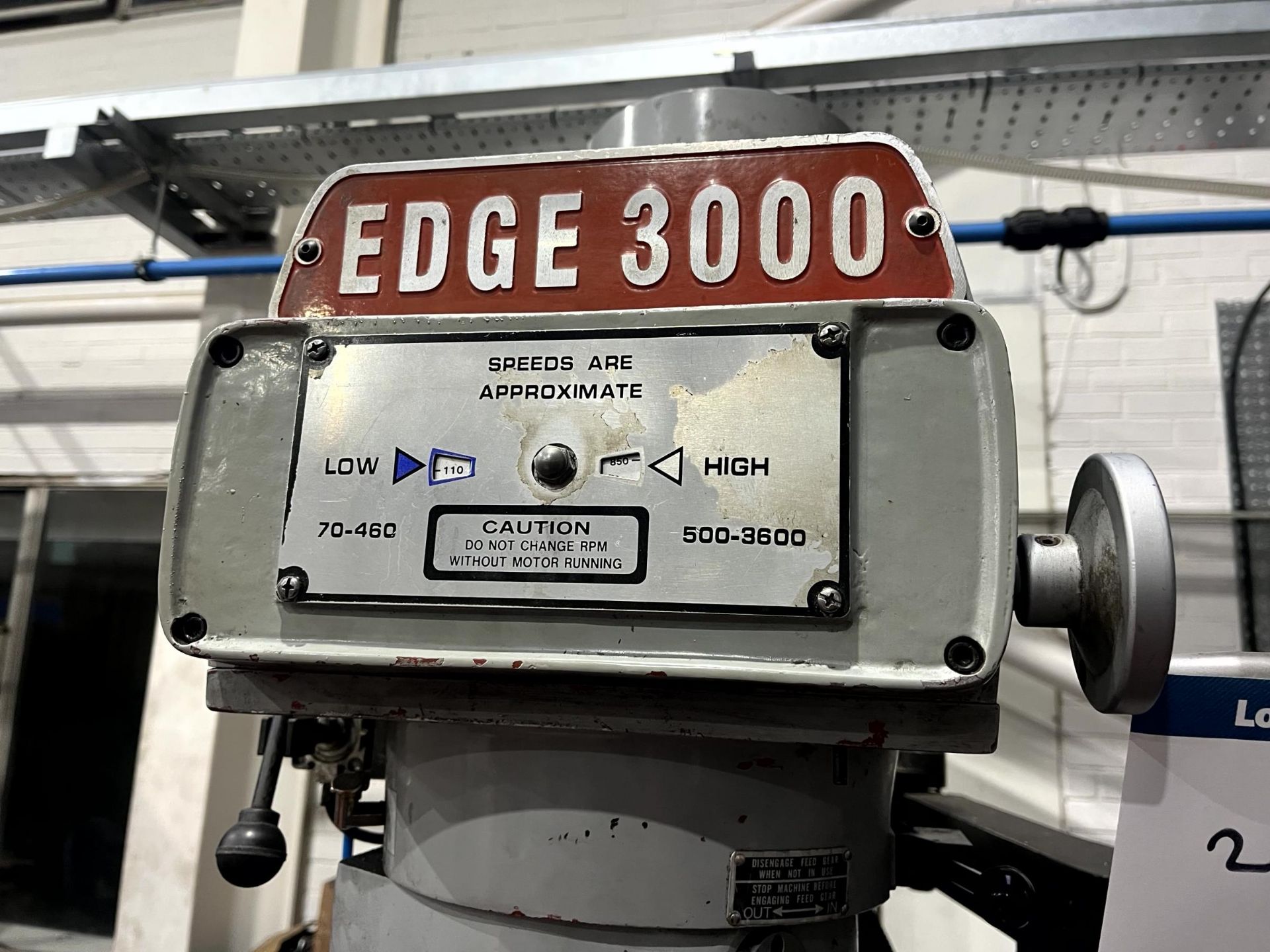 King Rich KRV3000/Edge3000 vertical milling machine, Serial No. 10429 (2005) with Proto Trak Edge - Image 4 of 25