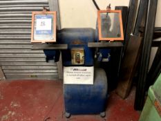 AJA Bison pedestal double-ended grinder