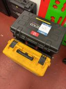 Two RS-Pro wheeled storm / flight cases and 1x carry case