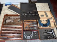 Precision measuring equipment comprising Tesa RSD gauges, external micrometers, etc.