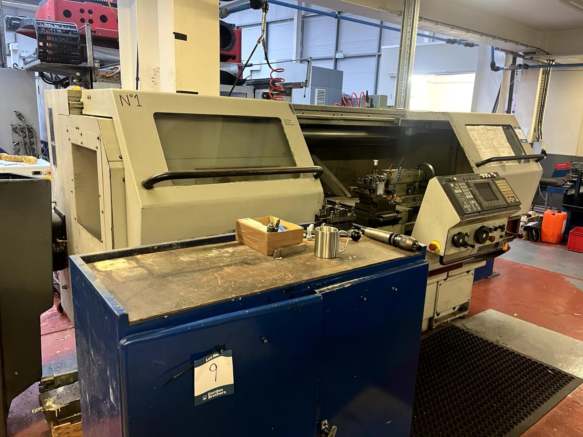 Harrison / 600 Lathes Alpha 400S CNC horizontal lathe, Serial No. S30136 (2000) - NB excluding all - Image 2 of 8