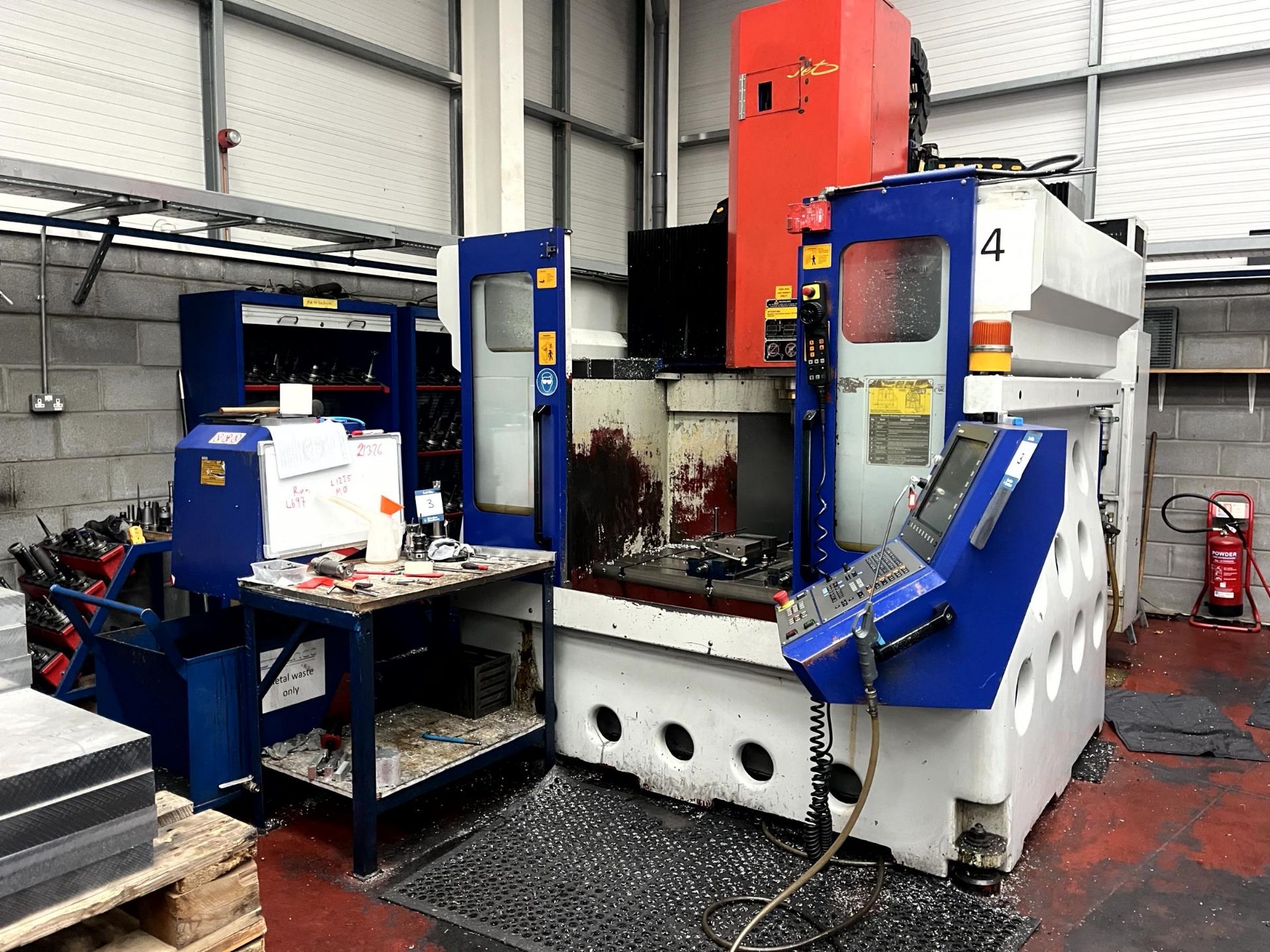 Quick Jet Machines Co. Ltd Depojet 906 3-axis CNC vertical milling machine, Serial No. 02005 (