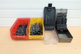 Quantity of Various Straight Shank Twist Drills.