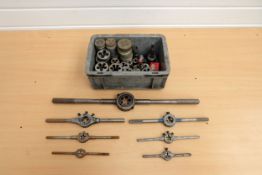 Quantity of Various Sized Dies & Various Sized Die Wrenches.