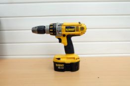 DeWalt DC925 Cordless Hammer Drill With 18V 2.4AH NI CD Battery & Charger. In DeWalt Box.
