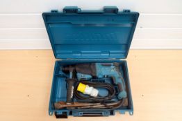 Makita SDS Hammer Drill. In Carry Case. 110V.