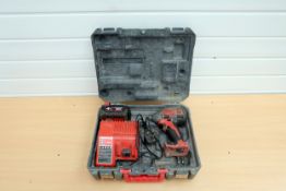 Milwakee M18 Impact Drill With Battery Pack & Charger. In Carry Case.