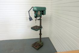 Elliott No.1 Pillar Drill. Spindle Speeds 340 - 2580rpm. Morse Taper Spindle. 3 Phase: 1/2HP Motor.