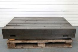 Tee Slotted Huron Machine Bed. Length 1300mm. Width 700mm.