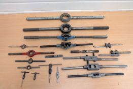 Quantity of Die Wrenches & Tapping Wrenches. Various Sizes.