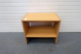 Shelf Unit. Dimensions: 725mm H x 550mm L x 850mm W.