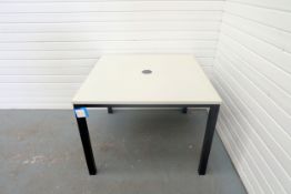 Meeting Room Desk. W: 1000mm. L: 1000mm.