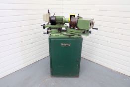Brierley ZB50 Drill Grinder. Capacity 1/8" - 2". Self-Centring 160mm Six Jaw Chuck. 3 Phase: 0.55KW.