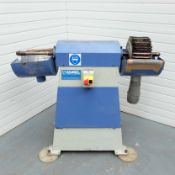 Comec Type Levigatrice Model L/2 Double Shaft Sanding Machine. Shaft Dimensions 30mm Diameter x 250m