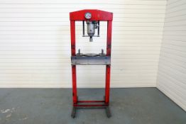 Sealey Hydraulic Floor Press. Ram to Table 1000mm Max. Ram Stroke 100mm. Working Table Size 550 x 2