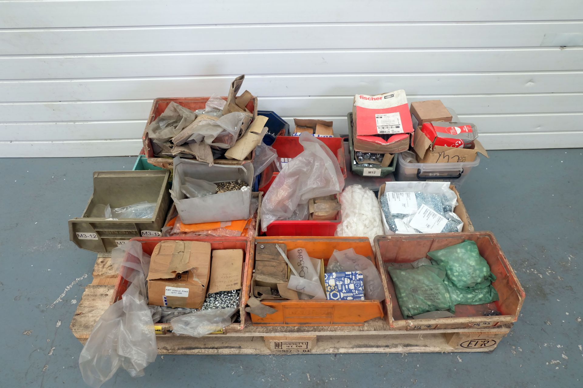 Quantity of Nuts, Bolts, Screws, Washers, Rivets, Studs and Similar Items.