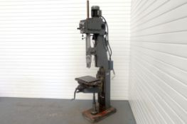 Pollard 150A/1 Gear Head Pedestal Drill. Spindle Speeds 86 - 1920 rpm. Rise & Fall Compound Table.