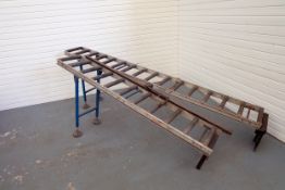 2 x Roll Conveyor. 1 x 3110mm L and 1 x 2160mm L.