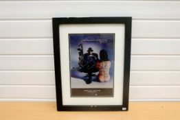 Michael Caine & Noel Coward 'The Italian Job' Cinema Poster Signed Canvas Print.