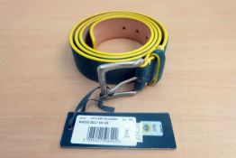 Lotus Suede Belt Dark Green Size XXL.