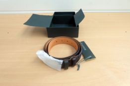 Lotus Leather Black Belt Size XXL.