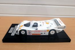 Model of Porsche 962C Winner of Supercup 1987 Signed by H.Stuck.
