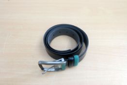 Jochen 70 Black Leather Belt. 105cm Long.