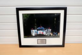 Audi Sport Team Joest Audi R8 E-Tron Quattro Winners Le Mans 24 Hours 2011 & 2012 Signed Canvas Prin