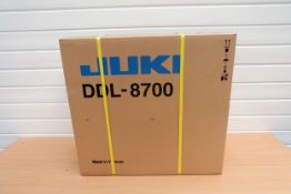 Juki DDL-8700 High Speed Lock Stitch Industrial Sewing Machine. New in Box.