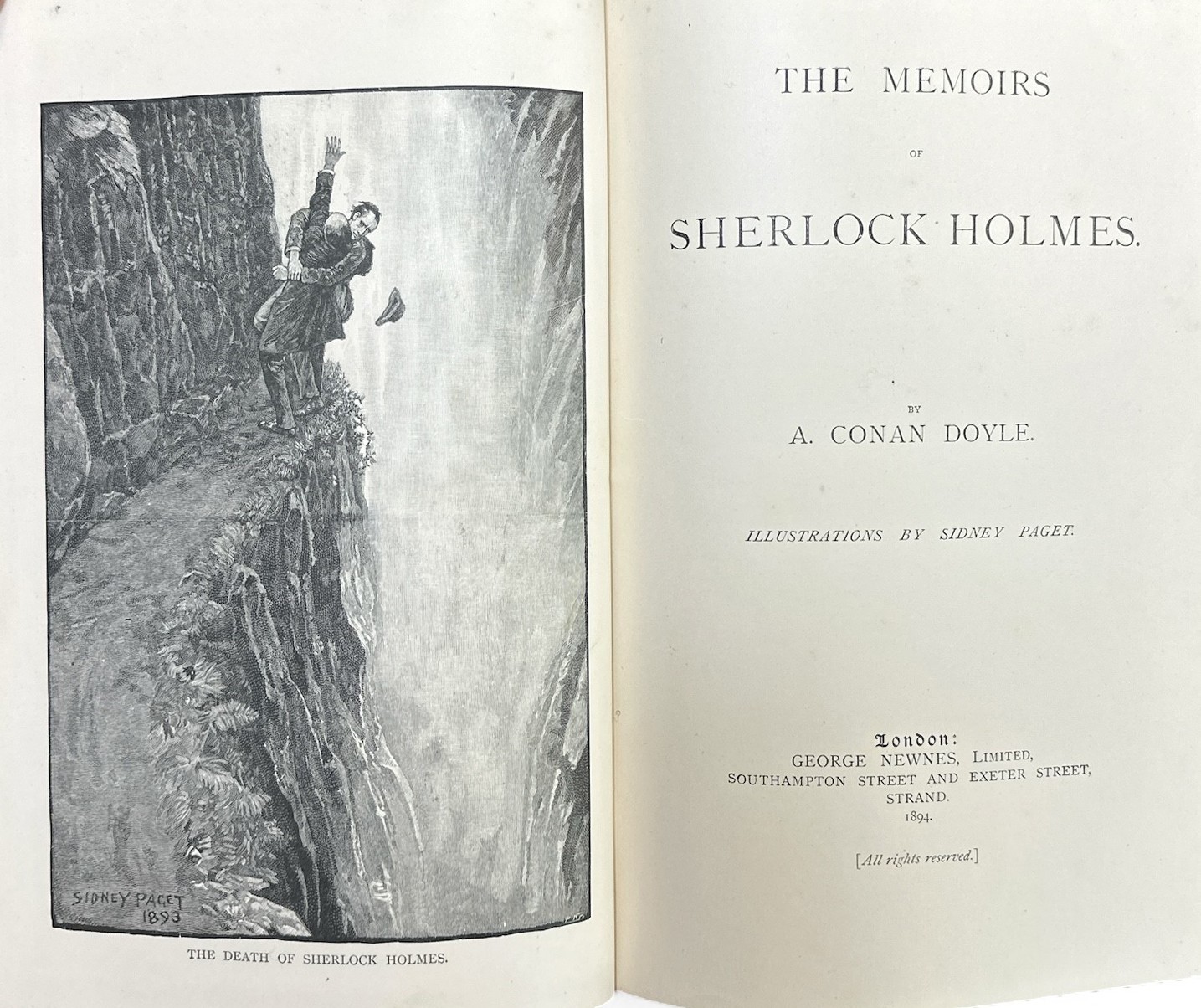 DOYLE, SIR ARTHUR CONAN. The Adventures of Sherlock Holmes by Arthur Conan Doyle. First issue - Image 6 of 9