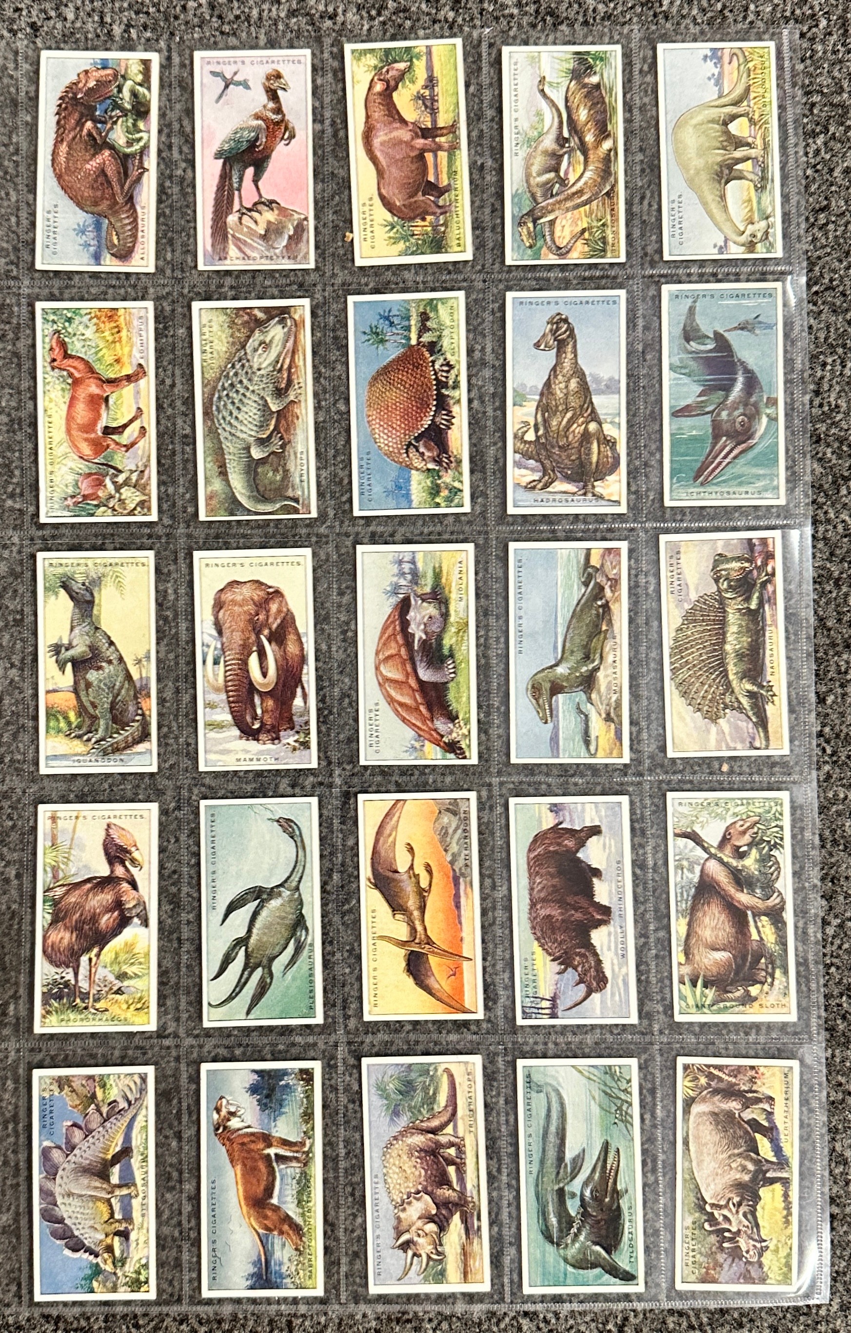 Edwards, Ringer & Bigg cigarette cards, complete sets in large sleeves ...