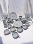 Kaffee-/Kakaoservice "Queen´s Bird" von "Spode - England"