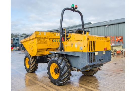 Terex TA6 6 tonne straight skip dumper Year: 2017 S/N: EH1PP1450 Recorded Hours: 2370 D2320 - Image 4 of 23