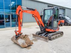 Kubota U27-4 2.7 tonne rubber tracked excavator Year: 2019 S/N: 65442 Recorded Hours: 2355 blade,