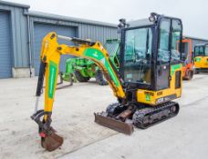 JCB 16C-1 1.6 tonne rubber tracked mini excavator Year of Manufacture: 2019 Model Year: 2020 S/N: