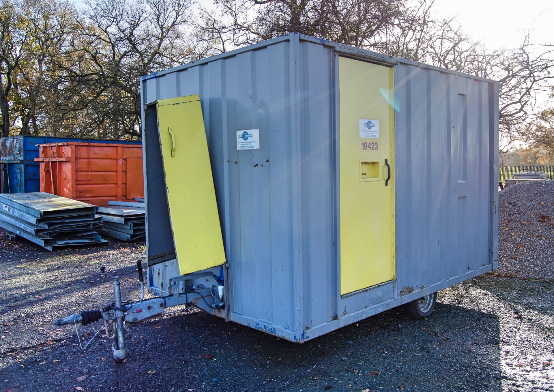Gallery Detail: 12Ft X 8Ft Steel Anti Vandal Mobile Welfare Site Unit