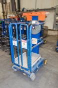 Power Tower Peco Lift push around manual vertical lift personnel lift S/N: 3818/38