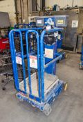 Power Tower Peco Lift push around manual vertical lift personnel lift S/N: 3951/11
