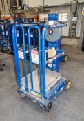 Power Tower Peco Lift push around manual vertical lift personnel lift S/N: 12652613G