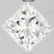 Princess Cut Diamond 2.00 Carat F Colour VS2 Clarity EX EX IGI Certificate