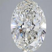 Oval Cut Diamond 5.00 Carat F Colour VS2 Clarity EX, EX - IGI Certificate