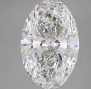 Oval Cut Diamond 9.00 Carat, F Colour, VS1 Clarity EX EX IGI Certificate